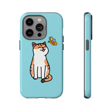 Load image into Gallery viewer, Happy Butterfly Cat iPhone 15/14/13/12/11/10 X/8, Samsung Galaxy S10/S20/S21/S22, Samsung S20 FE/S21 FE, Google Pixel 5/6 Tough Phone Cases
