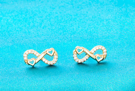 Infinity Heart Earrings for Women