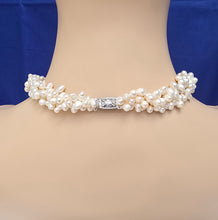 Load image into Gallery viewer, Freshwater Pearl Necklace - Ivory Color, 3 Strands, 18 inches
