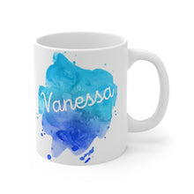 Load image into Gallery viewer, Personalized Ceramic Mug Gift for Surfers, 2 Sided Custom 11oz Mug
