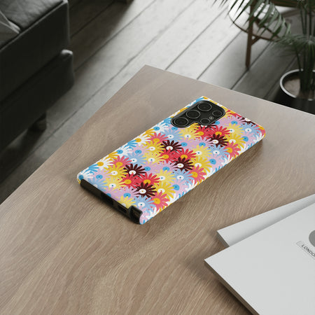 Beautiful Wildflowers Tough Covers for iPhone 13/12/11/10 X/8, Samsung Galaxy S10/S20/S21/S22, Samsung S20 FE/S21 FE, Google Pixel 5/6 Phone Cases