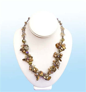 Juliet's Pearl Statement Necklace, 20 inches