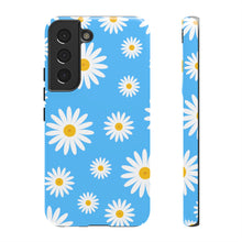 Load image into Gallery viewer, Daisy Bright Sky Blue iPhone 15/14/13/12/11/10 X/8, Samsung Galaxy S10/S20/S21/S22, Samsung S20 FE/S21 FE, Google Pixel 5/6 Tough Phone Cases
