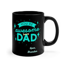 Load image into Gallery viewer, Best Step Dad Personalized Mug Gift, Gift for Bonus Father, 2 Sided Custom 11oz Mug
