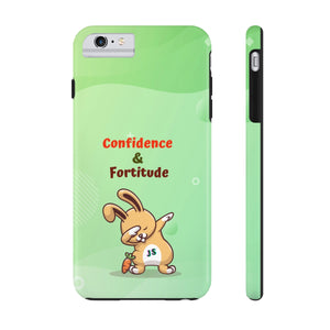 Dabbing Bunny Personalized Tough Cover for iPhone 14/13/12/11/10 X/8/7 and iPhone SE Phone Cases