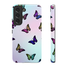Load image into Gallery viewer, Colorful Butterfly iPhone 13/12/11/10 X/8, Samsung Galaxy S10/S20/S21/S22, Samsung S20 FE/S21 FE, Google Pixel 5/6 Tough Phone Cases
