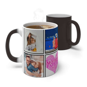 Color Changing Cup with Personalized Photos, 11oz and 15oz