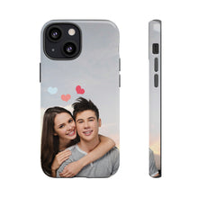 Load image into Gallery viewer, Personalized Photographic Portrait iPhone 13/12/11/10 X/8, Samsung Galaxy S10/S20/S21/S22, Samsung S20 FE/S21 FE, Google Pixel 5/6 Tough Phone Cases
