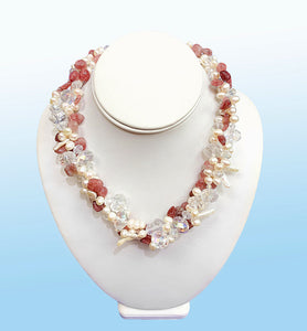 Pearl Torsade Necklace, 20 inches