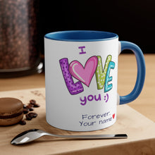 Load image into Gallery viewer, One of a Kind Rocks my World Personalized Mug, 11oz
