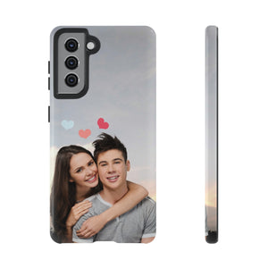 Personalized Photographic Portrait iPhone 15/14/13/12/11/10 X/8, Samsung Galaxy S10/S20/S21/S22, Samsung S20 FE/S21 FE, Google Pixel 5/6 Tough Phone Cases