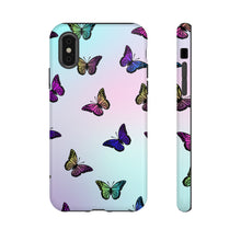 Load image into Gallery viewer, Colorful Butterfly iPhone 13/12/11/10 X/8, Samsung Galaxy S10/S20/S21/S22, Samsung S20 FE/S21 FE, Google Pixel 5/6 Tough Phone Cases
