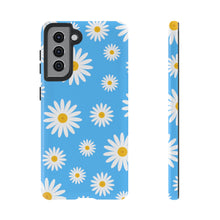 Load image into Gallery viewer, Daisy Bright Sky Blue iPhone 15/14/13/12/11/10 X/8, Samsung Galaxy S10/S20/S21/S22, Samsung S20 FE/S21 FE, Google Pixel 5/6 Tough Phone Cases
