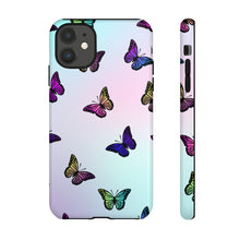 Load image into Gallery viewer, Colorful Butterfly iPhone 15/14/13/12/11/10 X/8, Samsung Galaxy S10/S20/S21/S22, Samsung S20 FE/S21 FE, Google Pixel 5/6 Tough Phone Cases
