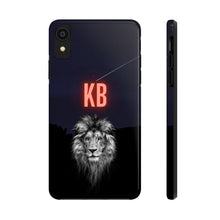 Load image into Gallery viewer, Lion Head Custom Initials Tough Cover for iPhone 14/13/12/11/10 X/8/7 and iPhone SE Phone Cases
