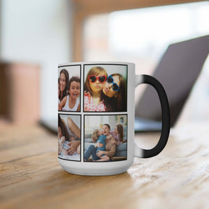 Color Changing Cup with Personalized Photos, 11oz and 15oz