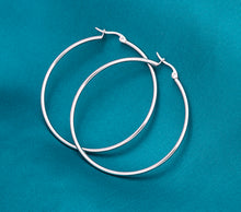 Load image into Gallery viewer, Stainless Steel Hoop Earrings, 54mm
